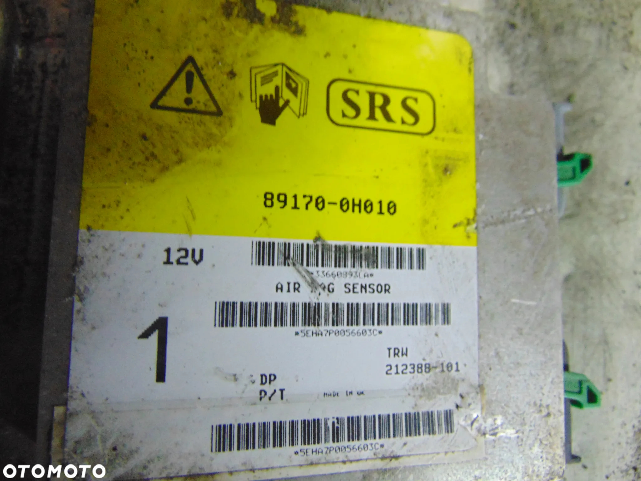 Sensor airbag toyota aygo I - 2