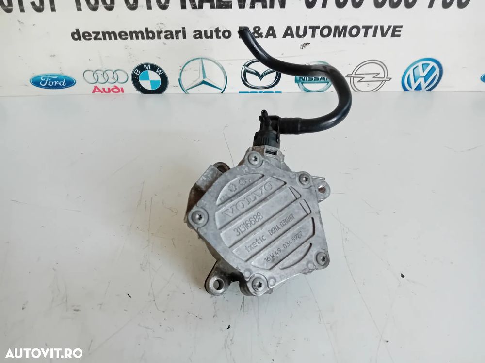 Pompa Vacuum Volvo XC90 XC60 S90 V90 S60 S40 2.0 D Euro 6 Cod 31316688 - 1
