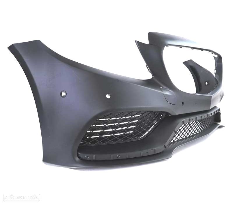 PARACHOQUES FRONTAL MERCEDES W205 14-18 PDC LOOK AMG C63 PRETO - 3