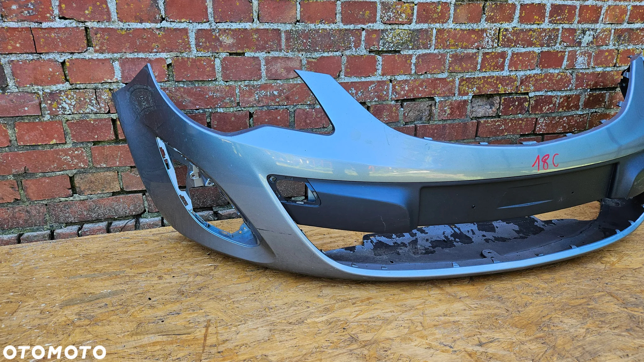 OPEL CORSA D 2011-2014 LIFT Zderzak przód Zderzak przedni 13285996 nie naprawiany nie spawany - 3