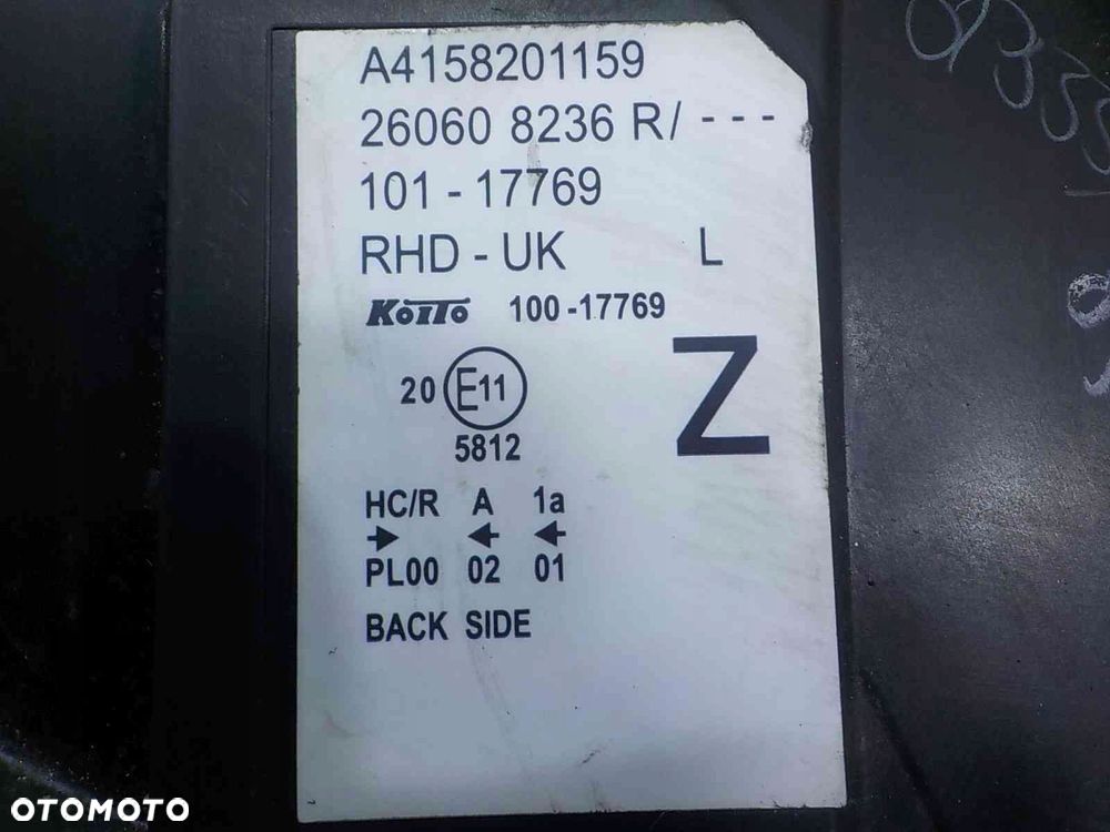 MERCEDES CITAN 1.5 CDI 16r VAN LONG lampa lewa przod A4158201159 - 7