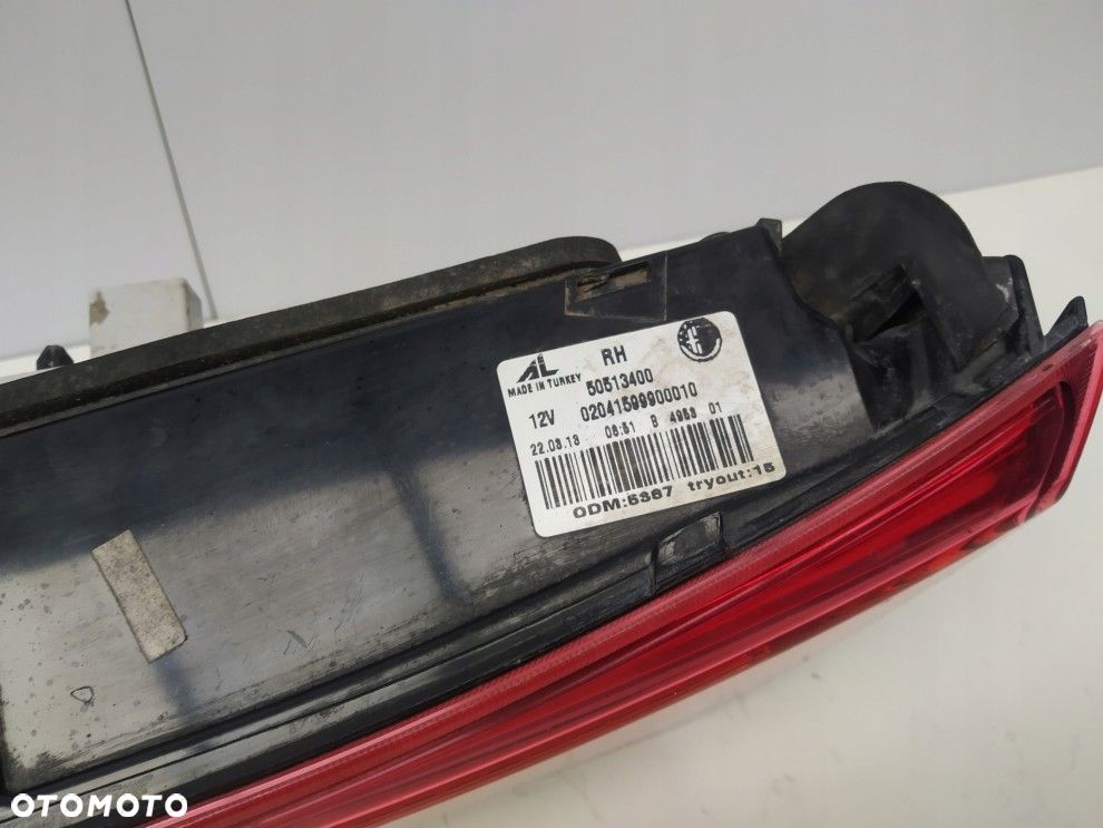 ALFA ROMEO GIULIETTA LED PRAWA TYLNA LAMPA KLAPA ORYGINAŁ 50513400 - 2