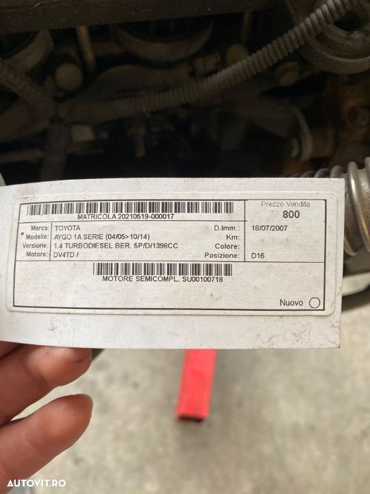 Motor Citroen Peugeot Toyota 1.4 Hdi 8HZ DV4TD An 2005-2012 - 6