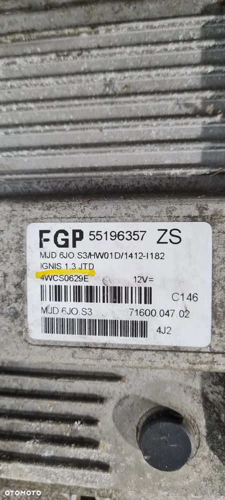 Suzuki Ignis II Sterownik Komputer Silnika - 2