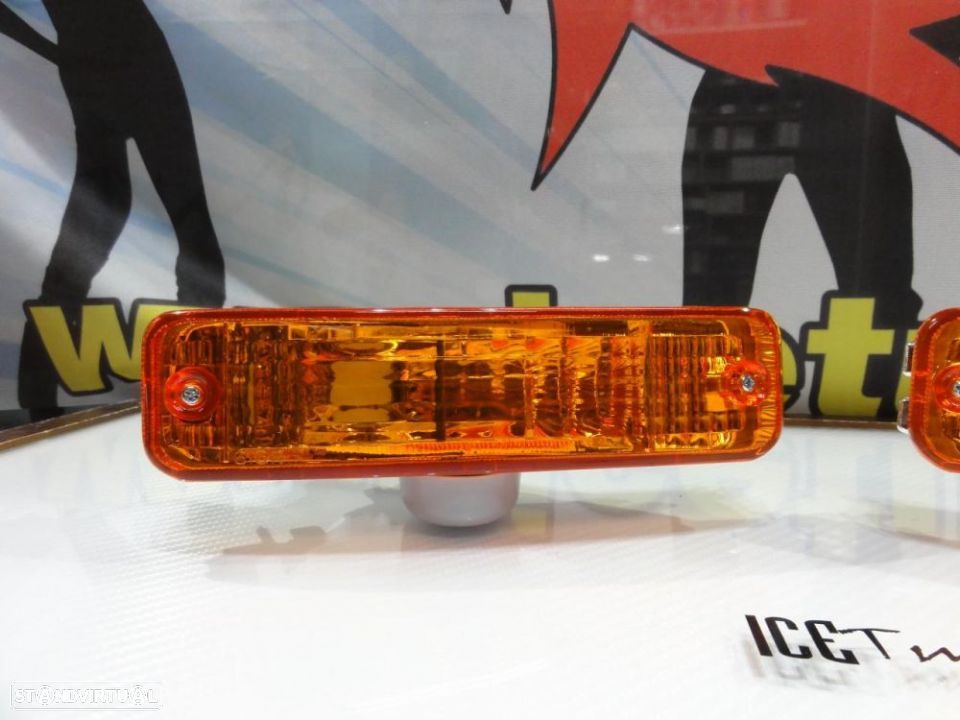 Piscas frontais + lâmpadas de pisca diaden vision para Honda Civic 88-90, Honda CRX 88-89 fundo Laranja EURO look - 2