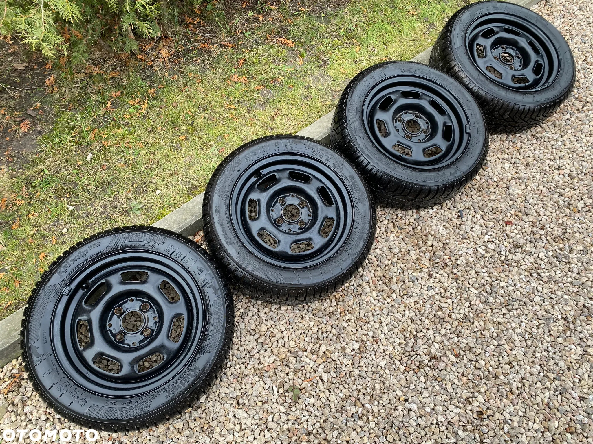 VW SEAT Felgi stalowe z oponami Koła 14" KLEBER KRISALP HP2 185/55/14 4x100 6,Jx14H2 ET38 - 2