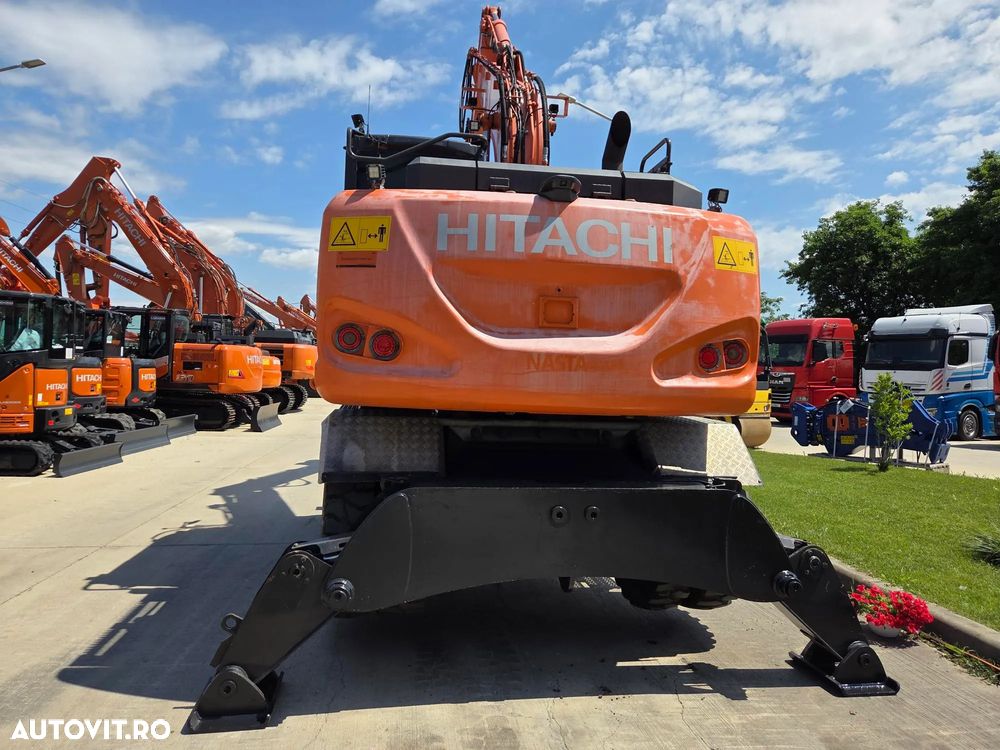 Hitachi ZX140W-6, 2019, 5.549h, 17.1t, cupa NOUA 1,3m latime, LAMA+CALE, consum mediu 8,3l/h, revizii efectuate, Ad sapare 6m, ridica 7t, avertizare antirasturnare, inst picon si inst rotire pe brate, STARE FOARTE BUNA, posibil leasing,PROMOTIE 89.900Eur+Tva - 19