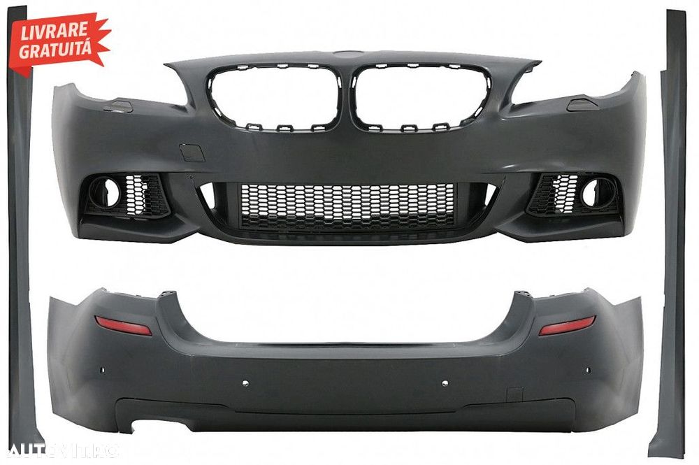 Pachet Exterior BMW Seria 5 F10 (2011-2014) M-Technik Design - 1