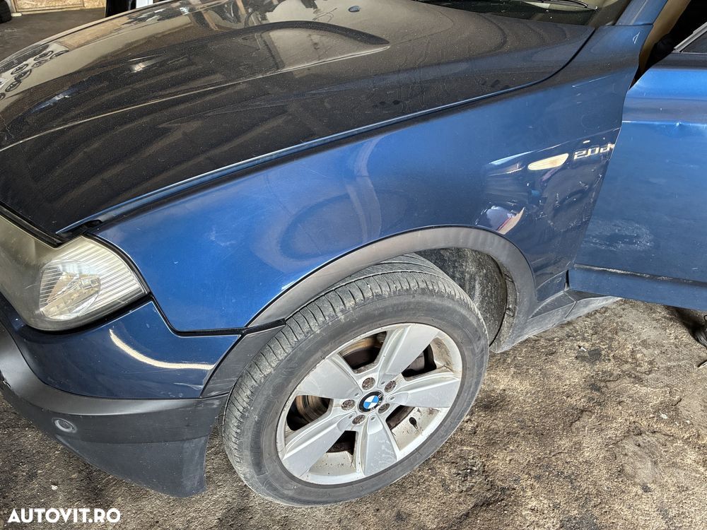 Capota aripa stanga dreapta bmw x3 e83 mysticblau metallic - 2