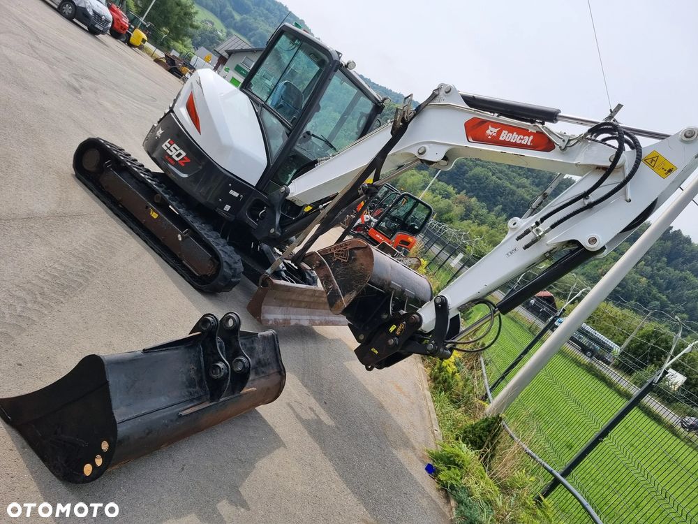 Bobcat E50Z Koparka 5 ton Jak Nowa 2022rok z norwegii 1300mtg Klimatyzacja. uwaga (mały defekt) błąd komunikacji. Silnik perfekt okazyjna cena - 2