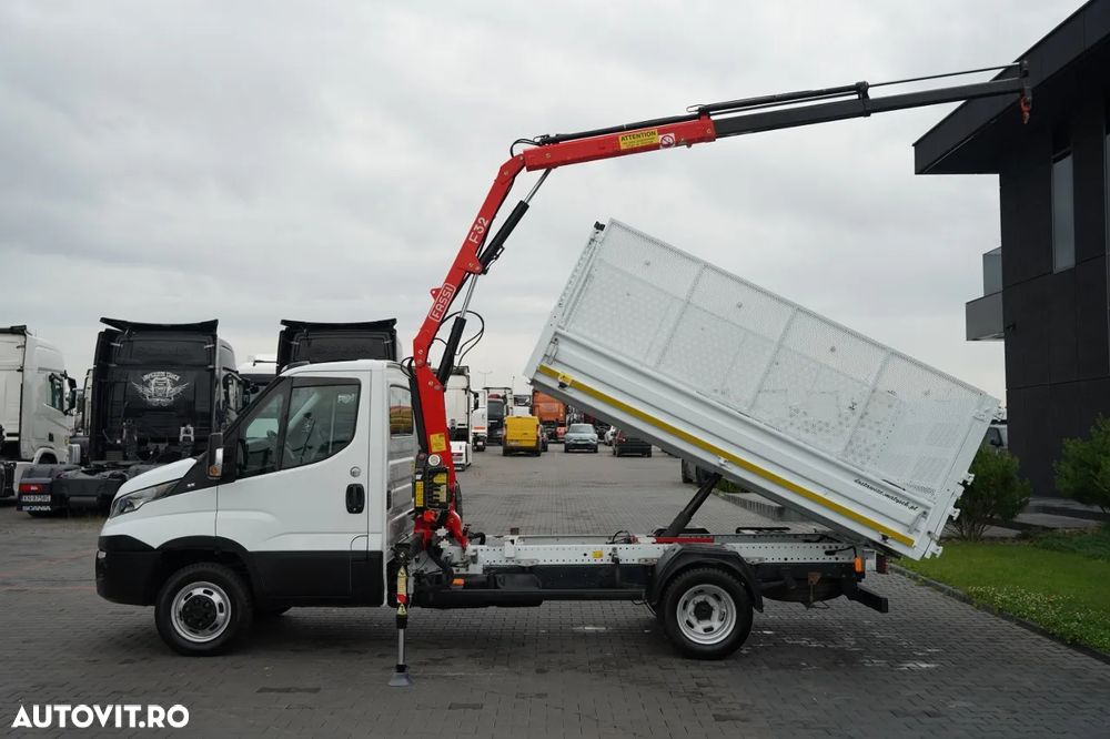 Renault MAXITY 140 DXI / BASCULATOR / + HDS FASSI F22A / CAPACITATE DE RIDICARE 995 KG / ATRACȚIE 5,5 M / IMPORTAT - 4