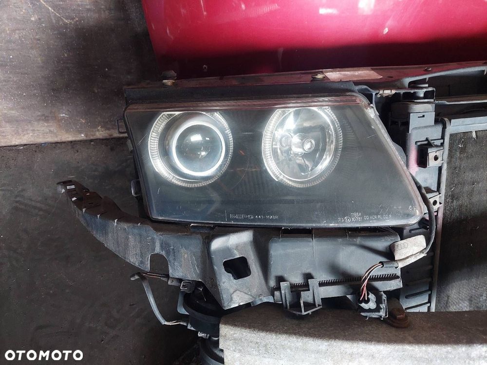 KOMPLETNY PRZÓD MASKA ZDERZAK PRZÓD LAMPY VOLKSWAGEN PASSAT B5 LB3Y - 8