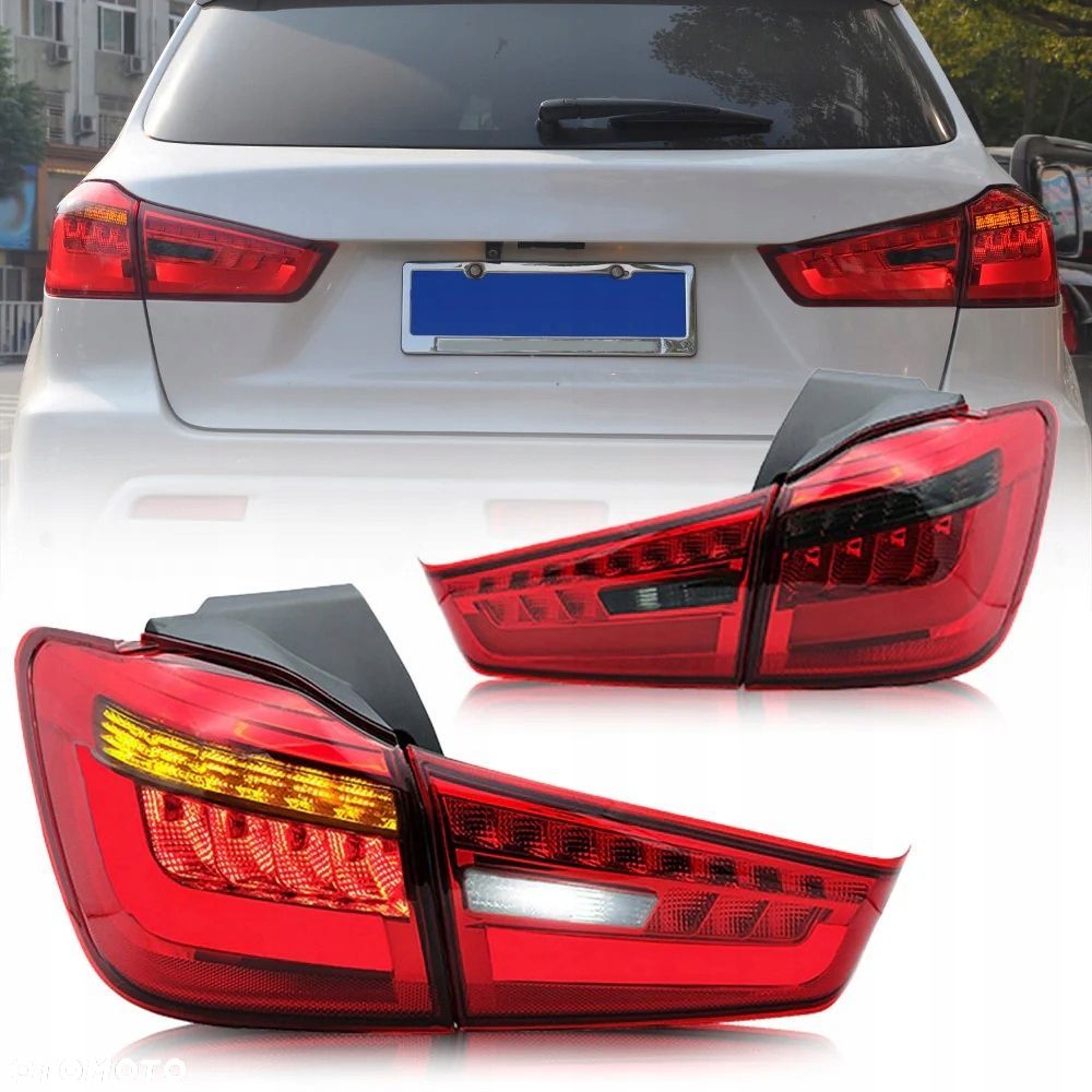 Lampy tylne kpl 4szt Full Led Tuning Red Smoke Mitsubishi ASX I 1 2010-2019 - 2