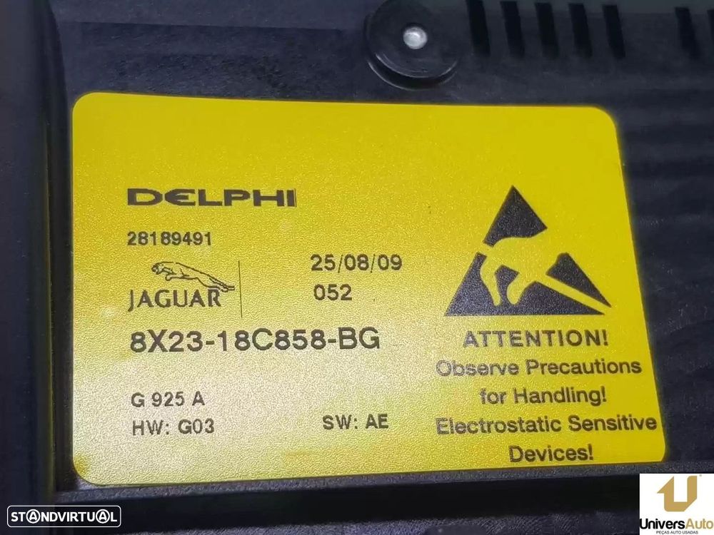 COMANDO CLIMATIZADOR JAGUAR XF 2010 -8X2318C858BG - 1