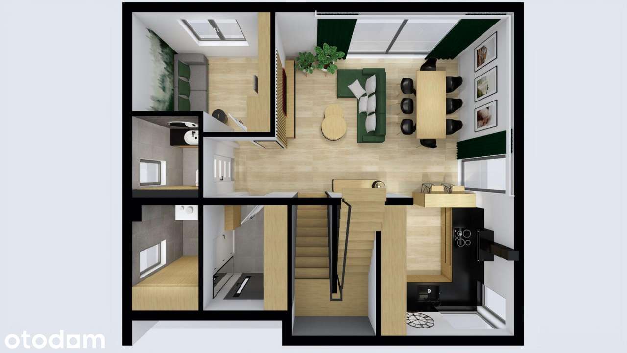 Dwa domy wolnostojące | 5 pokoi | działka 685 m² - Pełny obrazek: 5/8
