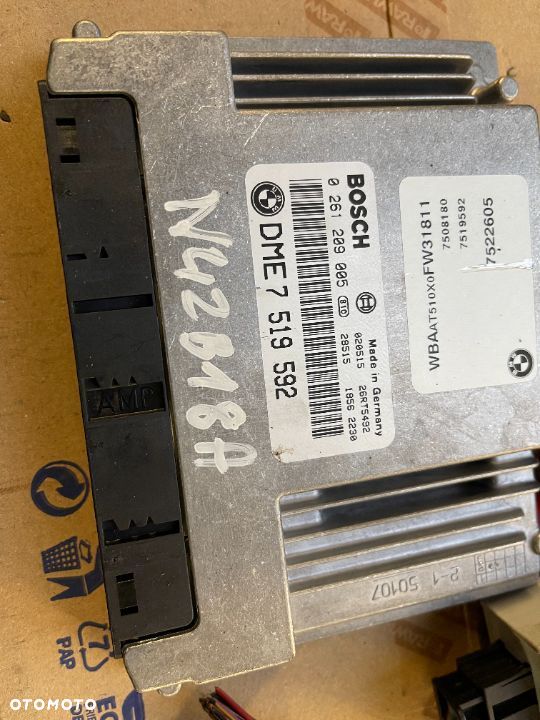 Zestaw do odpalenia komputer ews klucz stacyjka Bmw e46 N42B18a manual - 2