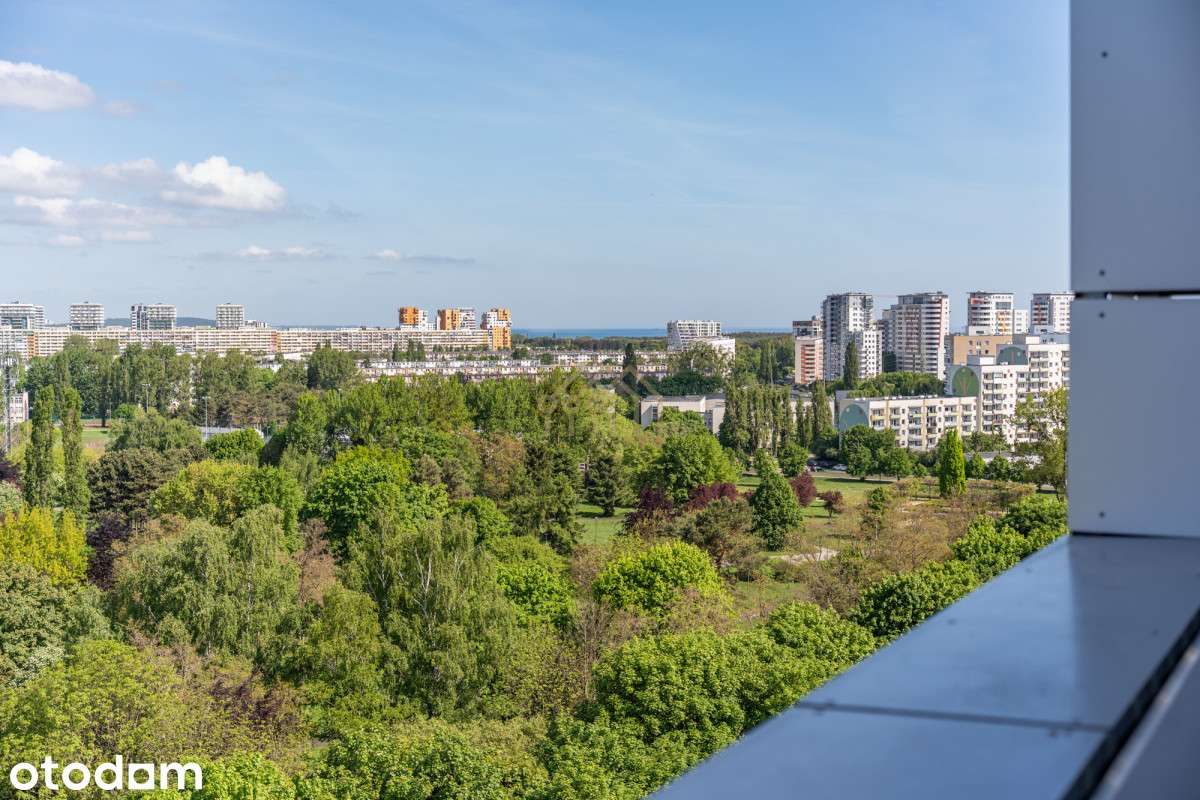 Narożne 2 pokoje z widokiem na park i Zatokę