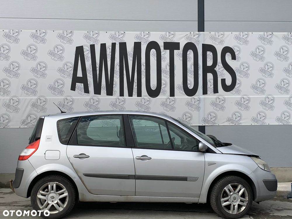 RENAULT SCENIC 2006 *SAMOCHÓD NA CZĘŚCI* 4941 MASKA, LAMPA, DRZWI, LUSTERKO, ZDERZAK, GRILL, BŁOTNIK, KLAPA, BELKA, DESKA, FOTELE, KANAPA, ĆWIARTKA KIEROWNICA, TARCZE, ZACISKI, ZAWIESZENIE, KOMPLETNY PRZÓD, KOMPLETNY TYŁ, LICZNIK, ZEGARY, PRAWE LEWE PRZÓD TYŁ - 3