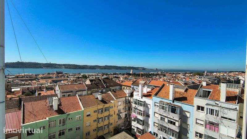 Apartamento T2 - Ajuda - Vista para rio - Grande imagem: 2/11