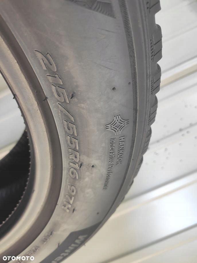 215/55r16 hankook 2022 opony zimowe 6,5mm 6879 - 6