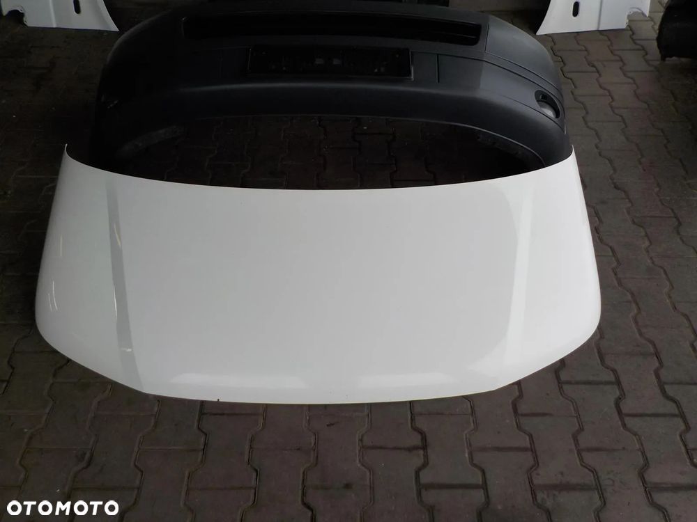 VW T5 LIFT KOMPLETNY PRZÓD MASKA ZDERZAK BŁOTNIKI BIAŁY - 2