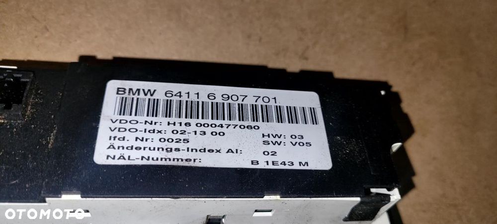 PANEL KLIMATYZACJI NAWIEWU BMW E46 LIFT - 3