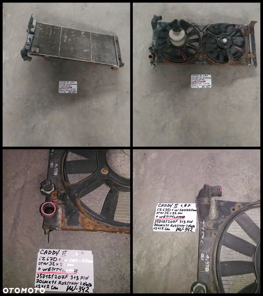 VW AUDI SEAT SKODA CHŁODNICA WODY AUKCJA NR1 - 16