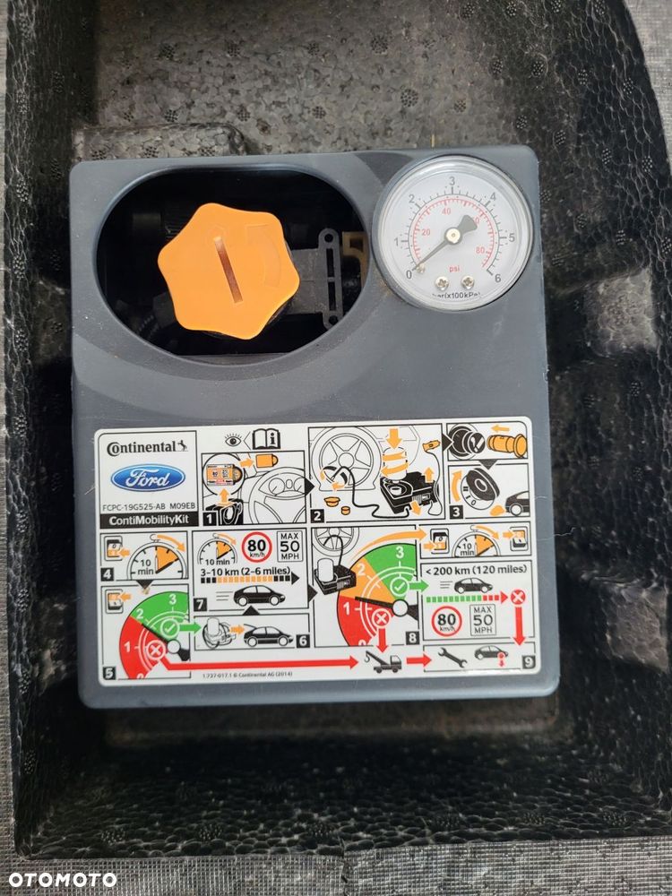 zestaw naprawczy pianka koła zapasowego ford c-max mk2 - 6