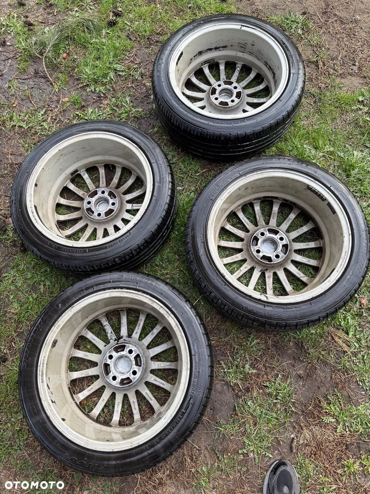 Felgi radius r17- 4x100 + opony 215/45 + dystanse - 4