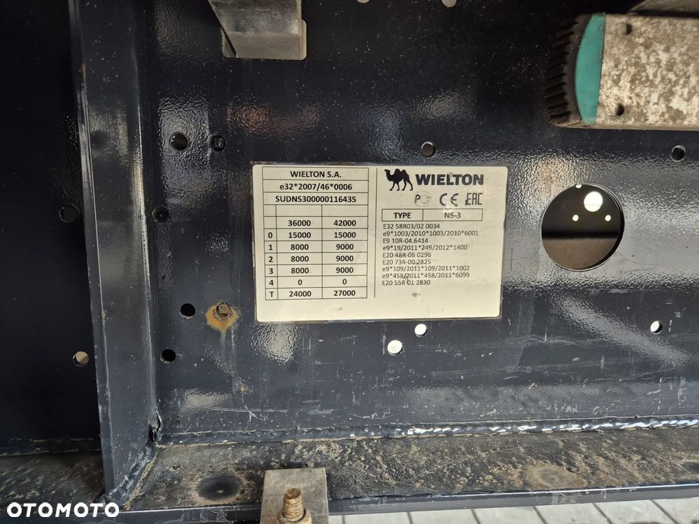 Wielton NS-3 Light 2 Poziomy wysokości podnoszony dach - 9