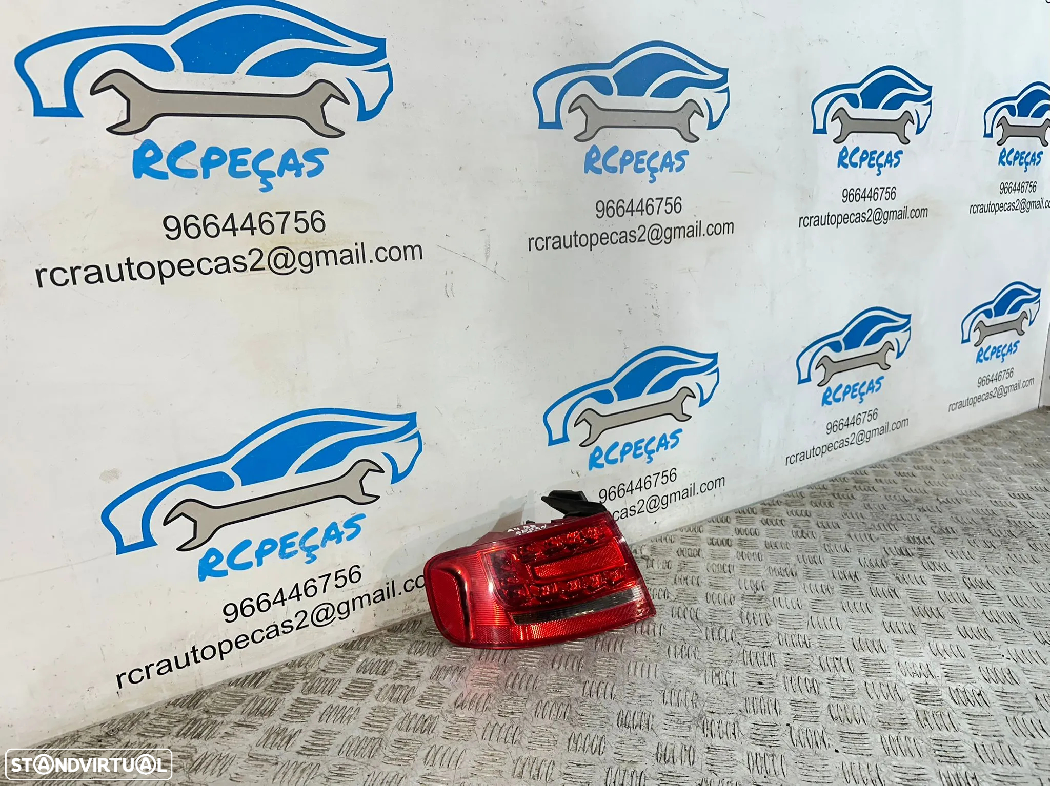 .Conjunto Farolins Led Originais Tras Traseiro Direito Esquerdo Audi A4 B8 Sedan F30 2008 - 2016 - 7