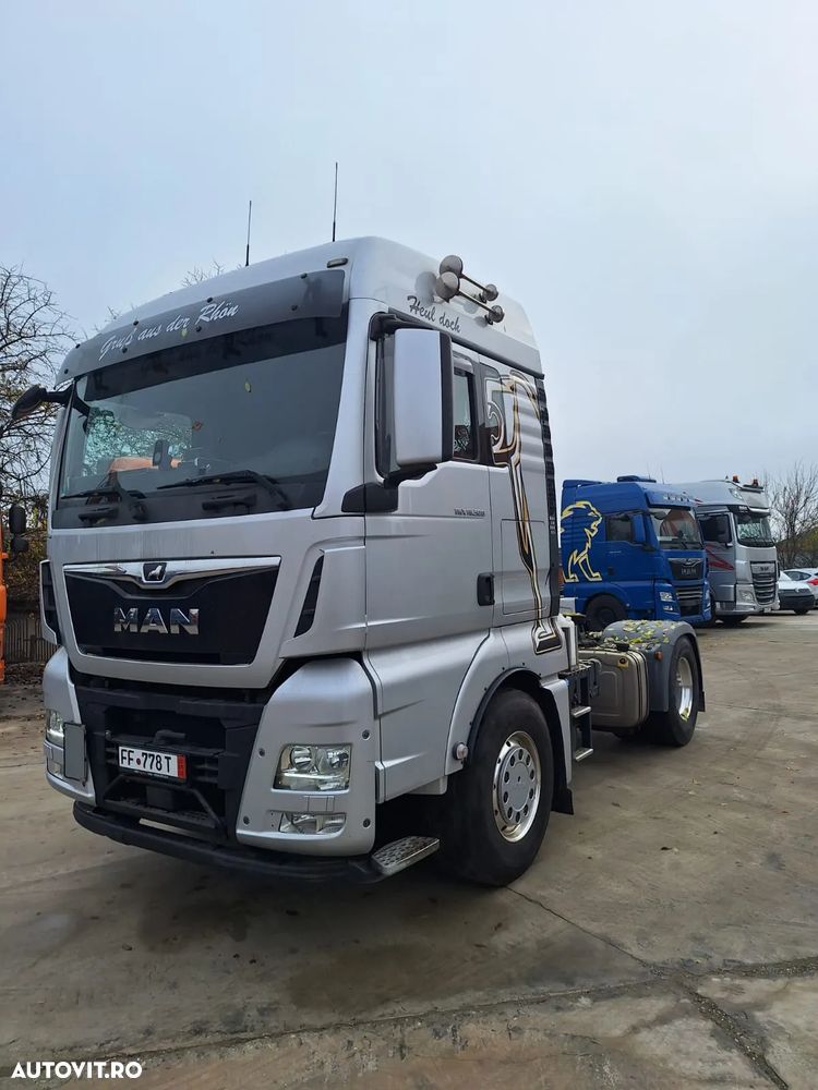 MAN TGX 18.500 4x2, 2019, 581.059km KIT BASCULARE, jante AL,Camera spate, AUTOMATA+INTARDER 6 trepte, Argintiu  metalizat, FRIGIDER, BALOANE FATA, Parasolar, GOARNE, Bara metalica fata, STARE FOARTE BUNA-POSIBILITATE LEASING 4 ani-PROMOTIE 25.900 EUR+Tva - 1