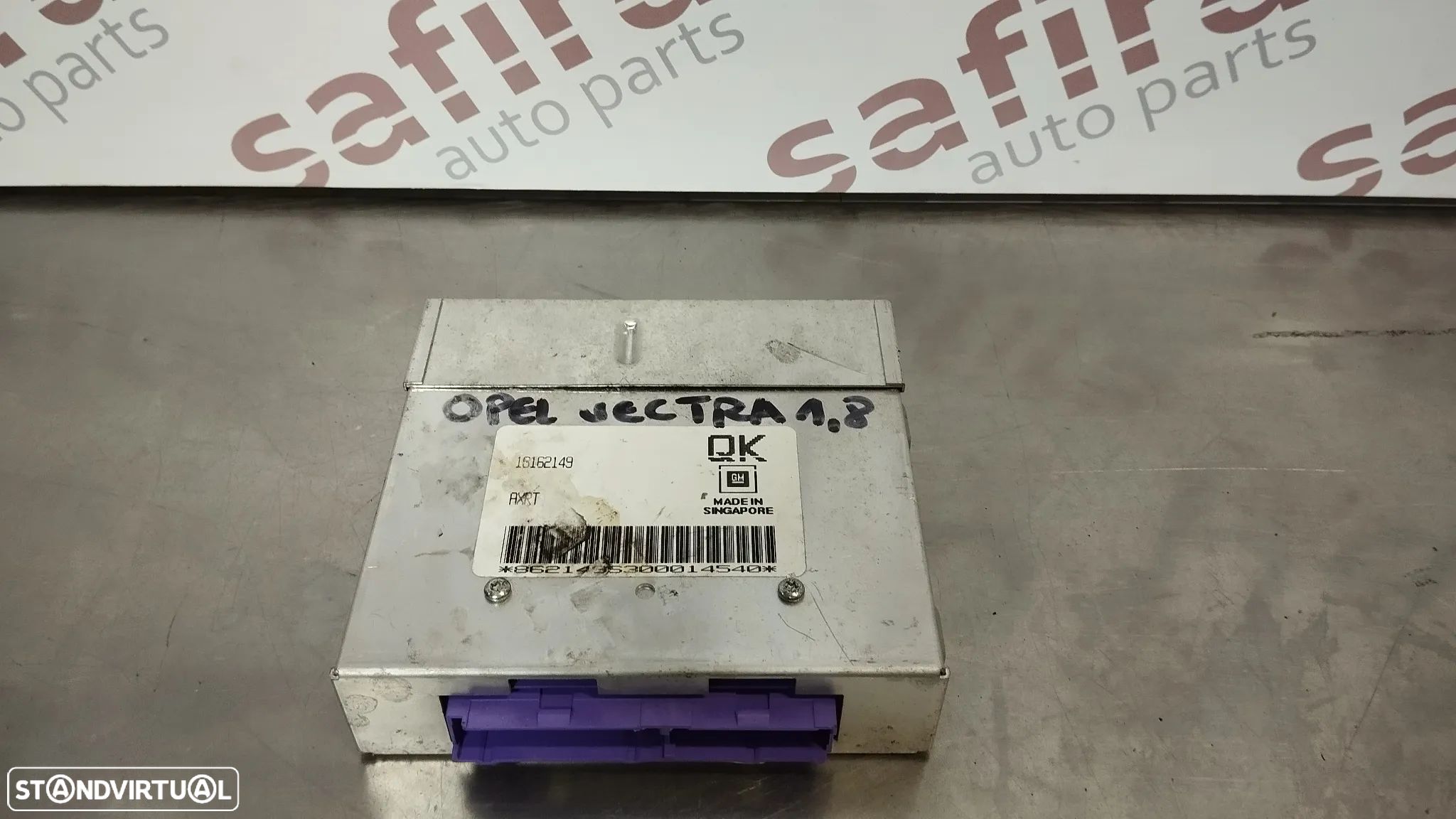 CENTRALINA DO MOTOR OPEL VECTRA A / ASTRA F 1.8i  REF. 16162149 AXRT - 1