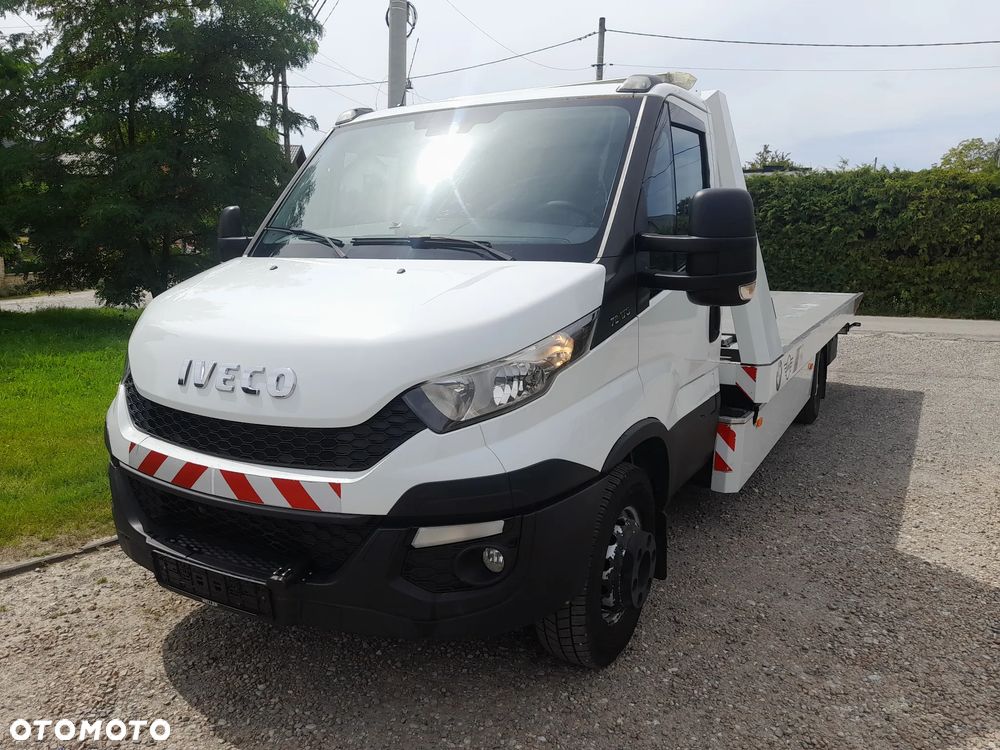 Iveco DAILY 70c17 72c17 Dmc 7200kg PLATFORMA płyta hydrauliczna najazd LAWETA Pomoc drogowa Digicross , RADIO, jeden właściciel z Niemiec - 3