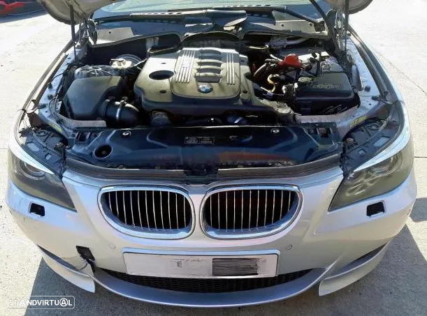 .BMW SERIE 5 E60 PACK M 535D 3.0D 24V 272CV M57D30 306D4 E61 TOURING PEÇA PEÇAS FRENTE COMPLETA MOTOR PORTA PORTAS MALA PARACHOQUES CAPOT FAROLIM FAROLINS AIRBAG JANTE JANTES OTICA OTICAS - 3