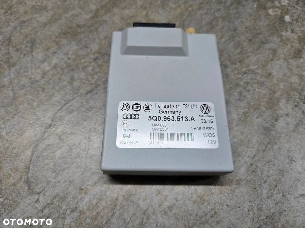 VW SKODA SEAT MODUŁ VEBASTO 5Q0963513A - 2