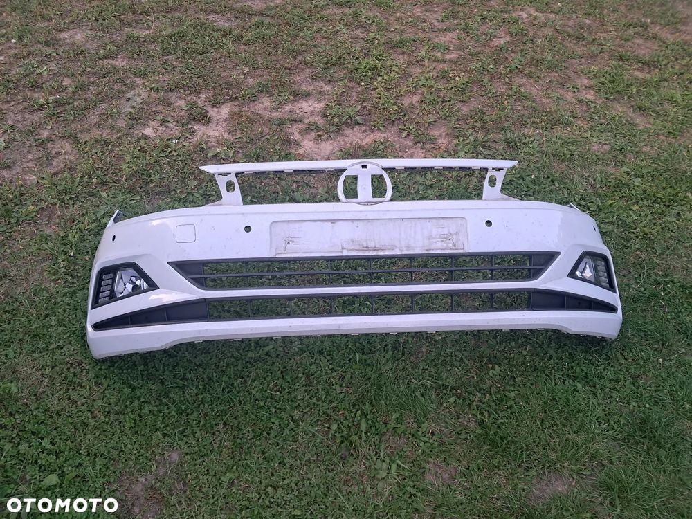 Zderzak przód przedni VW polo 2G 17> halogeny drl led  kratki 4xpdc - 1
