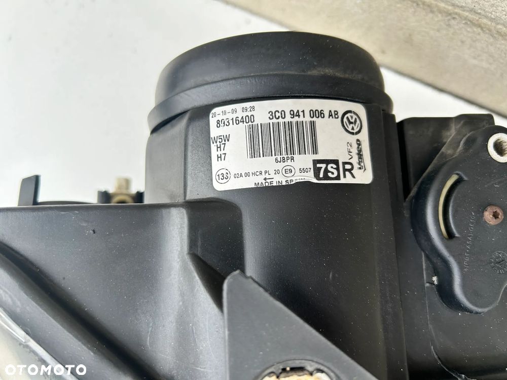 VOLKSWAGEN VW PASSAT B6 LAMPA REFLEKTOR PRZÓD PRZEDNIA LEWA PRAWA 3C0941006 3C0941005 - 3