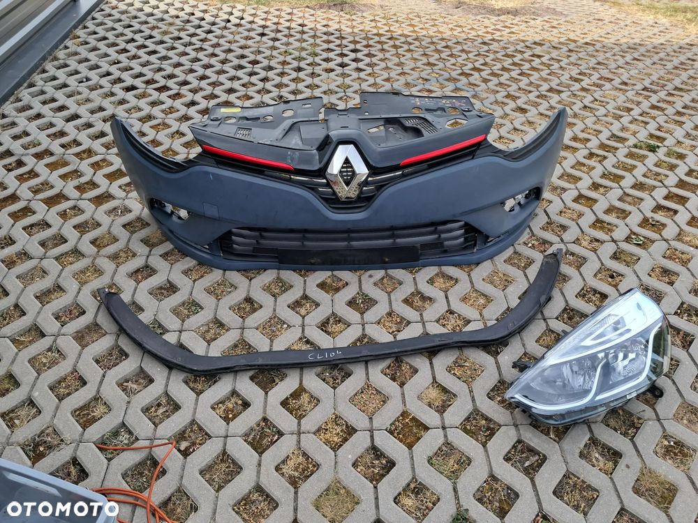 Renault Clio 4 IV LIFT zderzak przód przedni kratka środkowa pas przedni przodu - 1