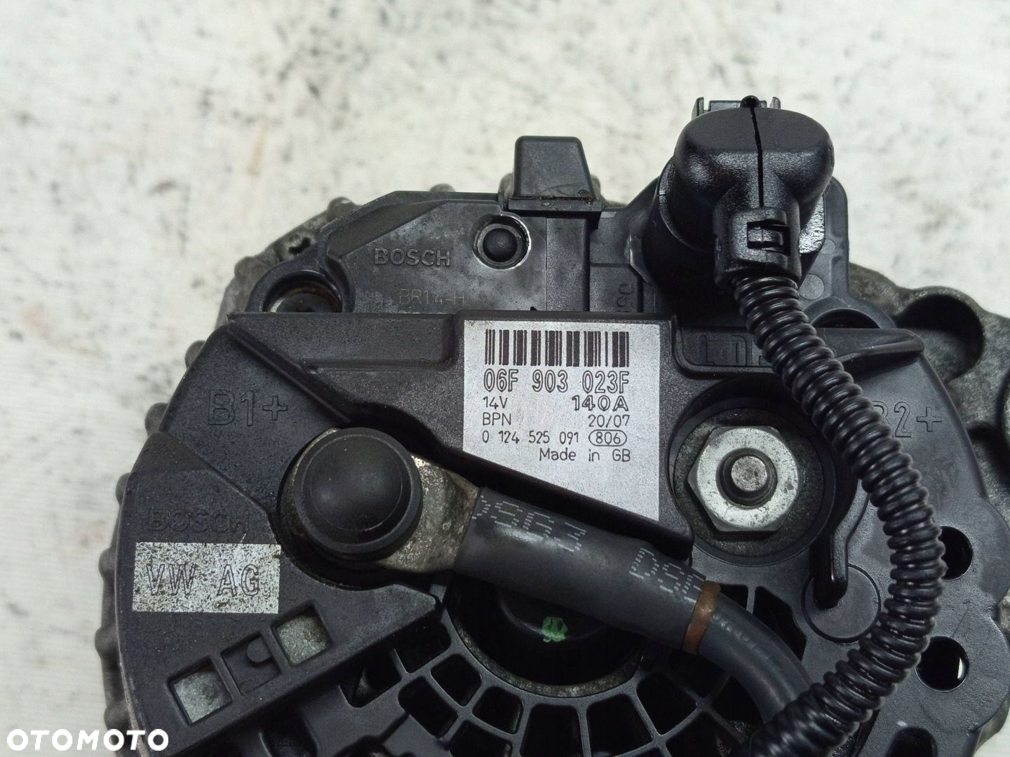 ALTERNATOR GOLF V CADDY III SKODA OCTAVIA II AUDI A3 8P 1.9 TDI 06F903023F - 6