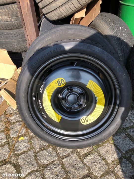 KOŁO DOJAZDOWE OE VW SEAT SKODA125/70/R18 - 2