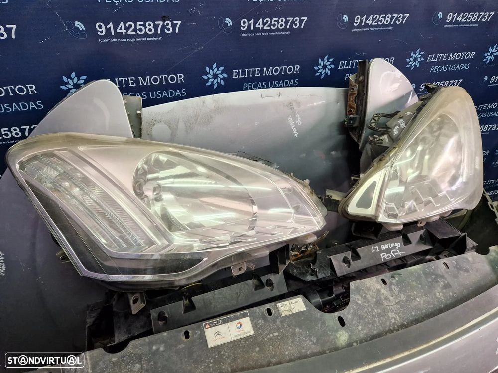 Frente completa usada CITROEN BERLINGO B9 2012 1.6 HDI capot parachoques guardalamas oticas radiador - 6