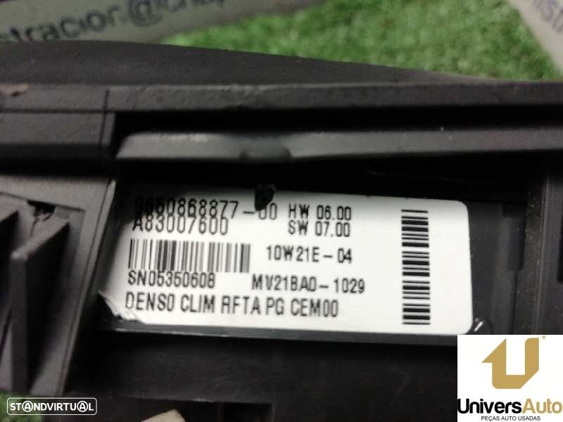 COMANDO CLIMATIZADOR CITROEN C4 GRAND PICASSO I -9650868877 - 1
