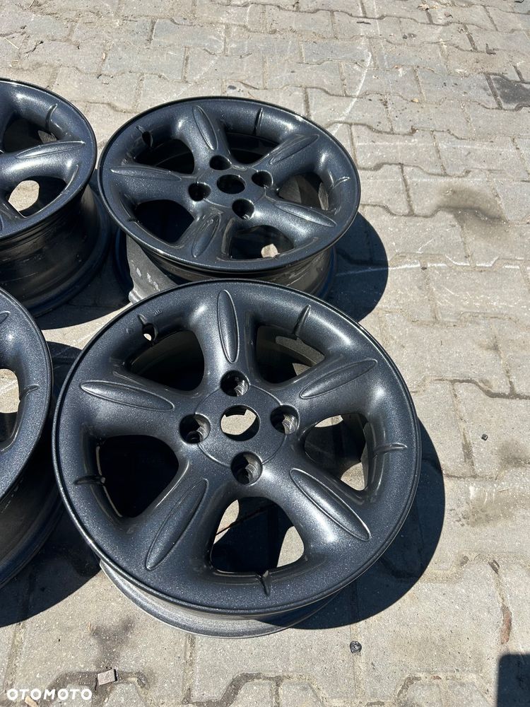 Alufelgi Peugeot Citroen 15 cali 4x108 oryginalne czarne - 8