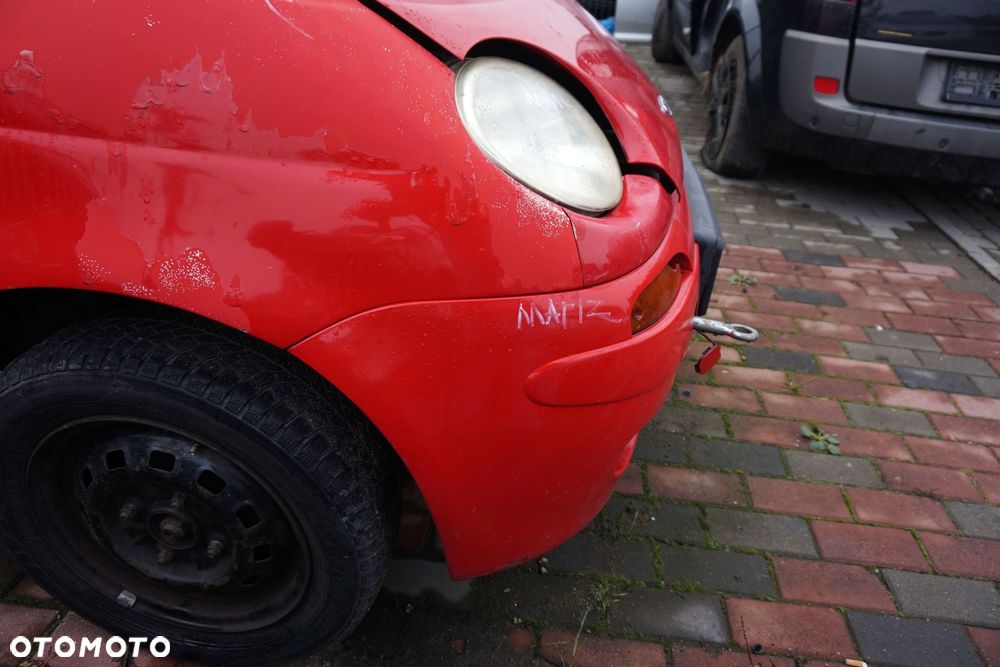 MASKA ZDERZAK BŁOTNIKI LAMPY MATIZ M100  DAEWOO 1998-2007 CZERWONY PRZÓD KOMPLETNY - 26