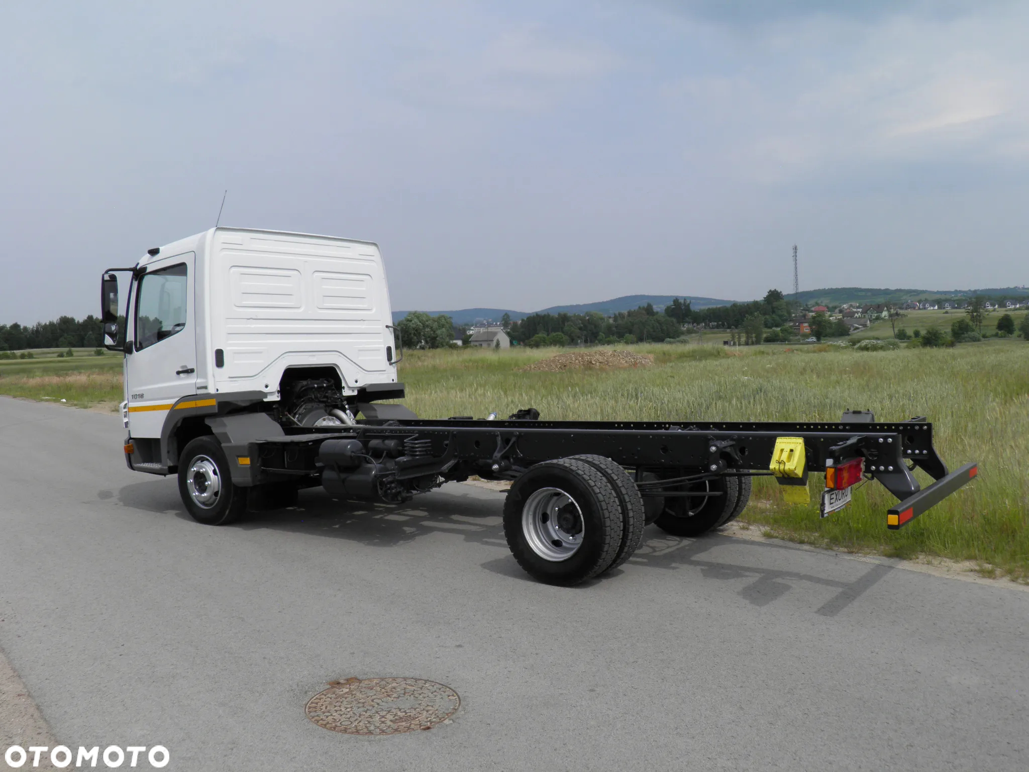 Mercedes-Benz ATEGO 1018 RAMA LAWETA NAJAZD POD ZABUDOWĘ STAN IDEALNY SALON POLSKA I-WŁAŚCICIEL 2012R MAŁY PRZEBIEG - 10