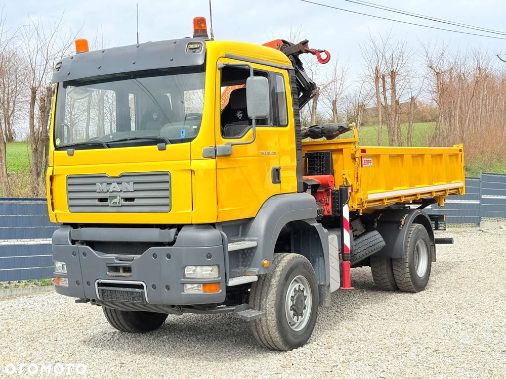 MAN * MAN TGA 18-410 * KIPER WYWROTKA * 4x4 * HDS Palfinger PK16500* Sprowadzony* Bardzo Dobry Stan * - 3