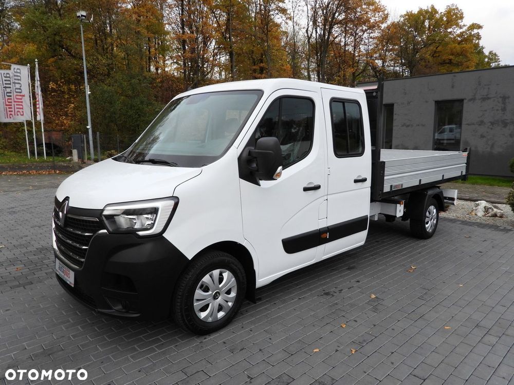Renault MASTER WYWROTKA PODWÓJNA KABINA DOKA 7 MIEJSC TEMPOMAT NAWIGACJA LEDY KLIMATYZACJA  145KM - 7