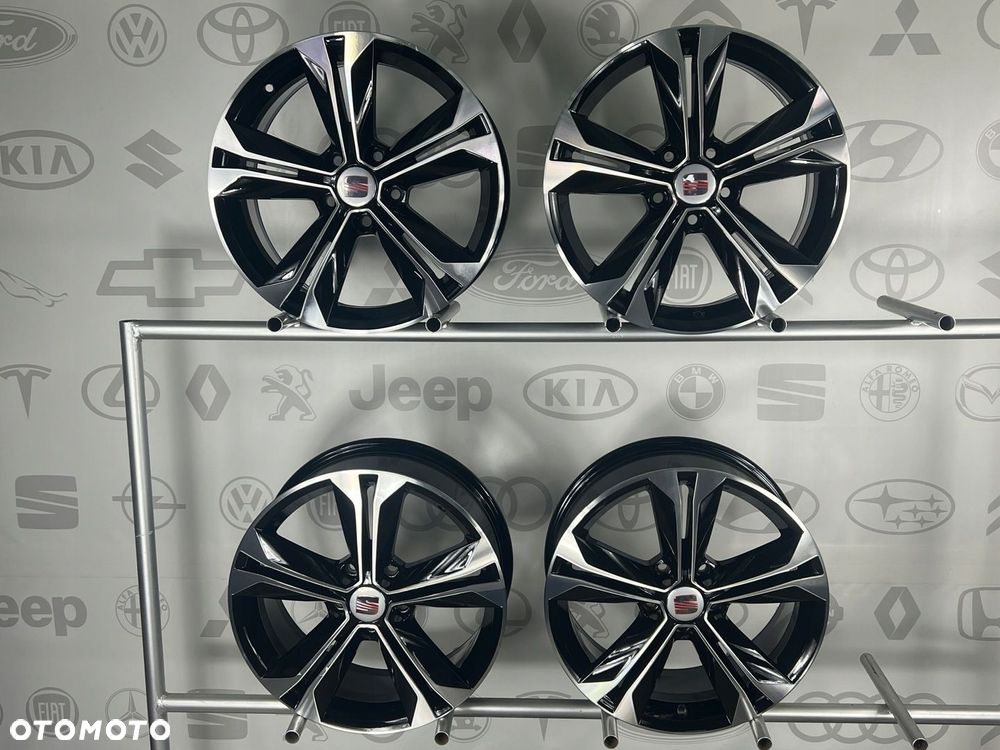 FELGI ALU SEAT ALHAMBRA 7N5 LEON ATECA 17 5X112 ET39 ORYGINALNE - 3