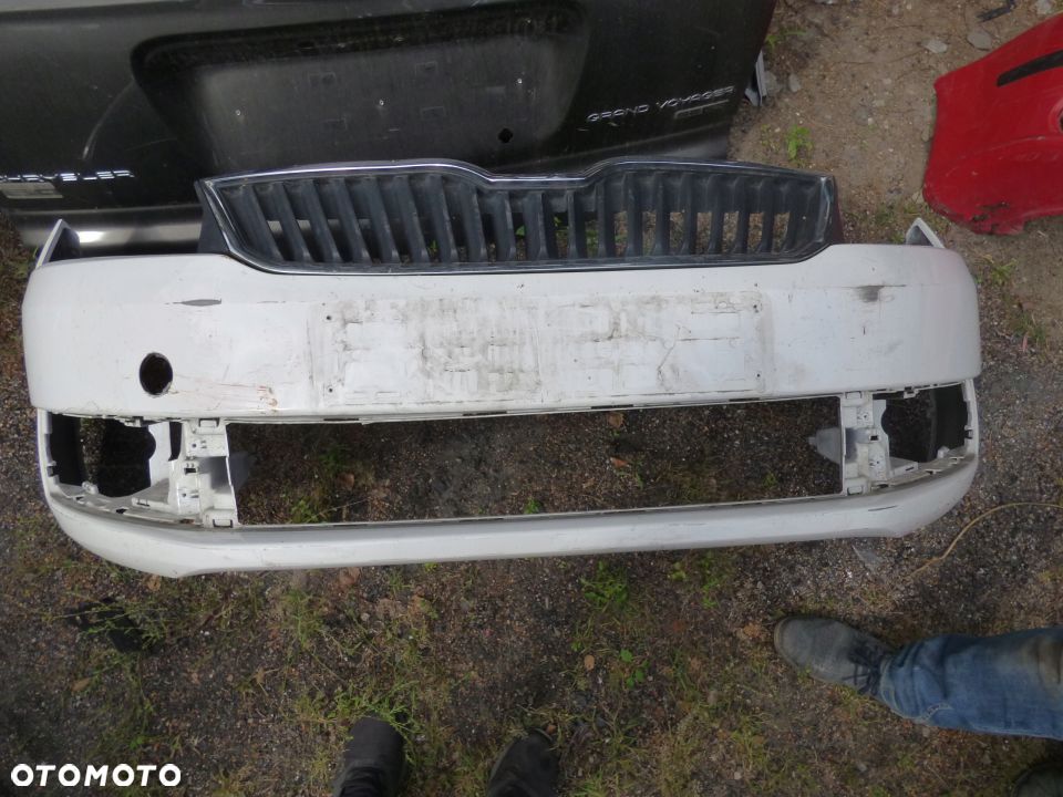 Zderzak Przód Skoda Rapid 5JA 12- grill - 1